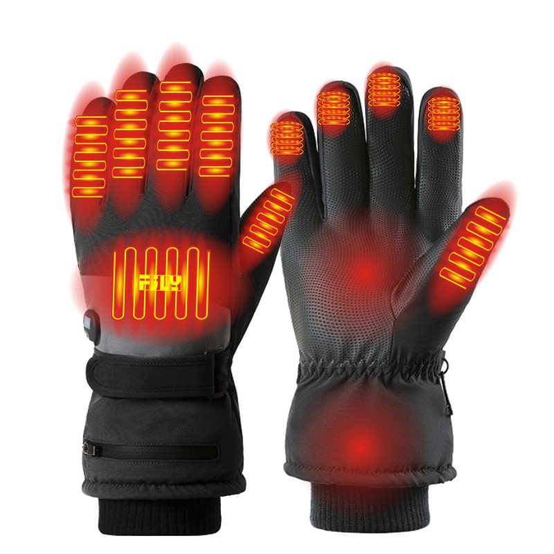 Heated Gloves Electric - قفازات التزلج الكهربائية القابلة لإعادة الشحن