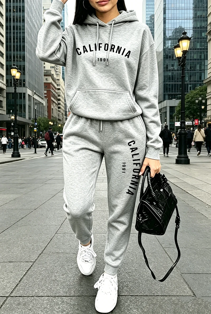 Winter Clothing For Women - مبيعات ساخنة: بدلة رياضية نسائية مطبوعة،