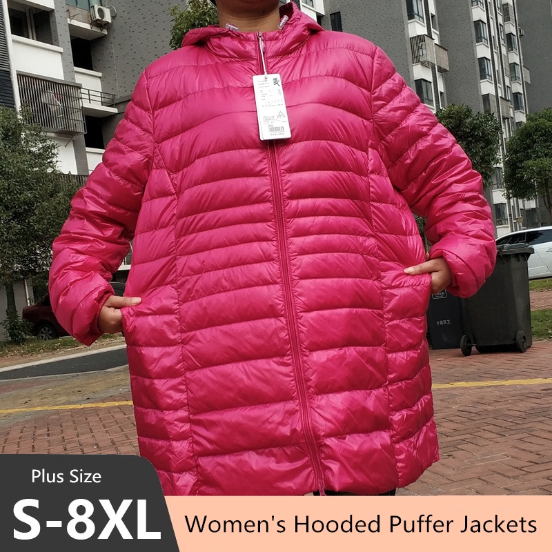 حجم كبير 5XL 6XL 7XL المرأة مق - مراجعة Winter Clothing Pk وسعره
